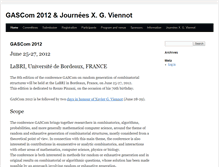 Tablet Screenshot of gascom2012.labri.fr