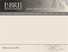Tablet Screenshot of labri.co.za